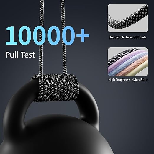 Braided Magnetic 66W Charging Cable