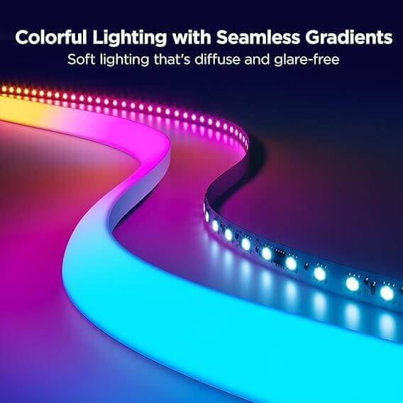 Govee Neon LED Rope Light for Wall Lining 2-5M