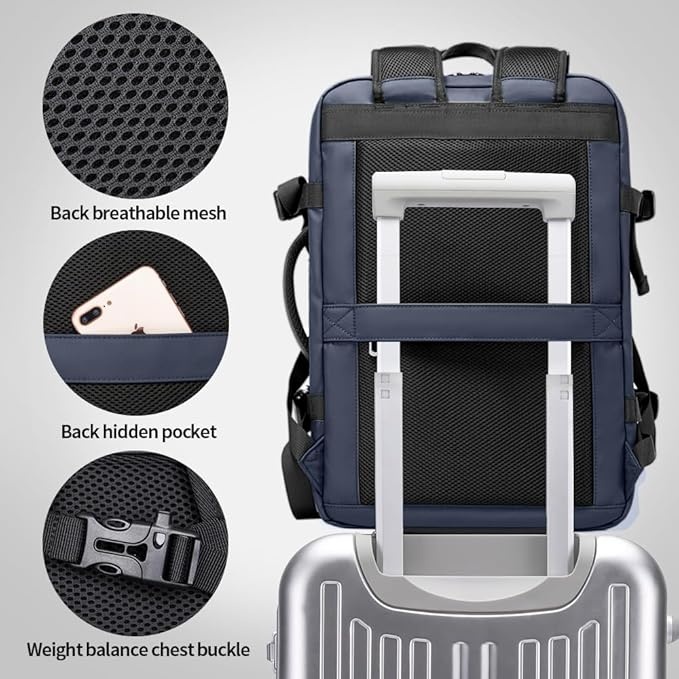 BANGE Digital Nomad Travel Backpack - Blue