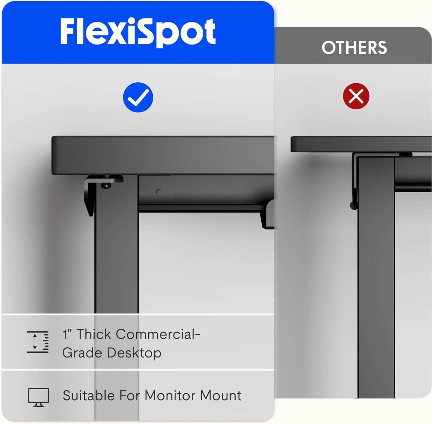 FlexiSpot E1L - Dual Motor L‑Shaped Standing Desk With Black Frame