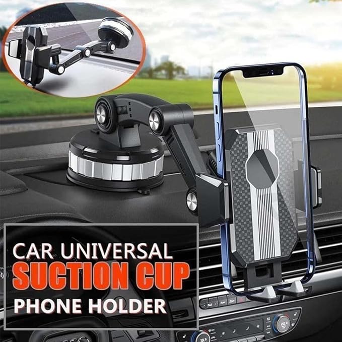 360° Car Suction Phone Holder Stand