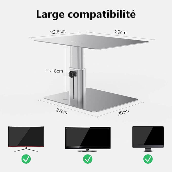 NILLKIN Adjustable Height Monitor Stand