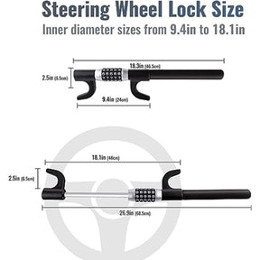 Car Steering Wheel Combination Lock