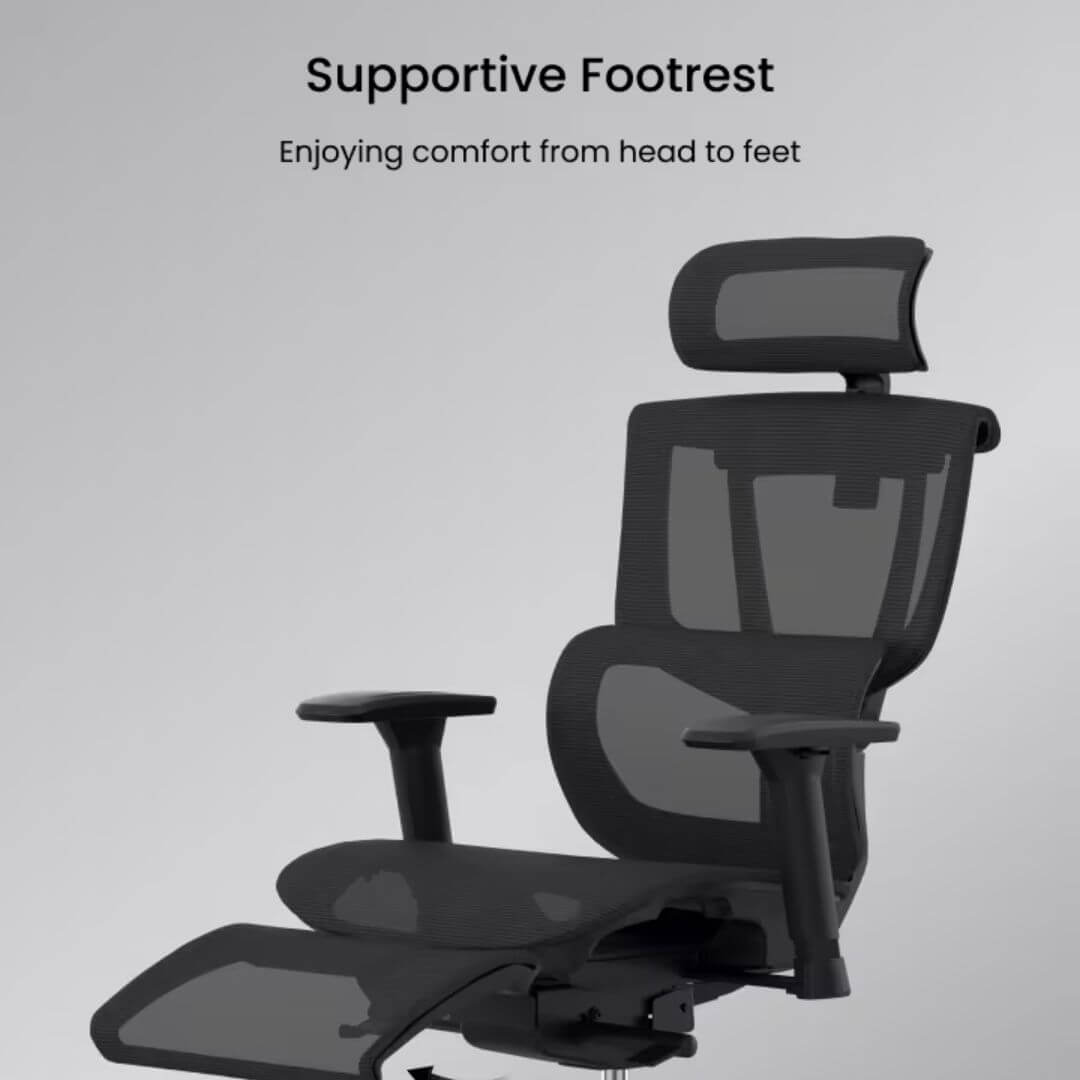 Flexispot C7 - Premium Ergonomic Mesh Office Chair With Foot Rest