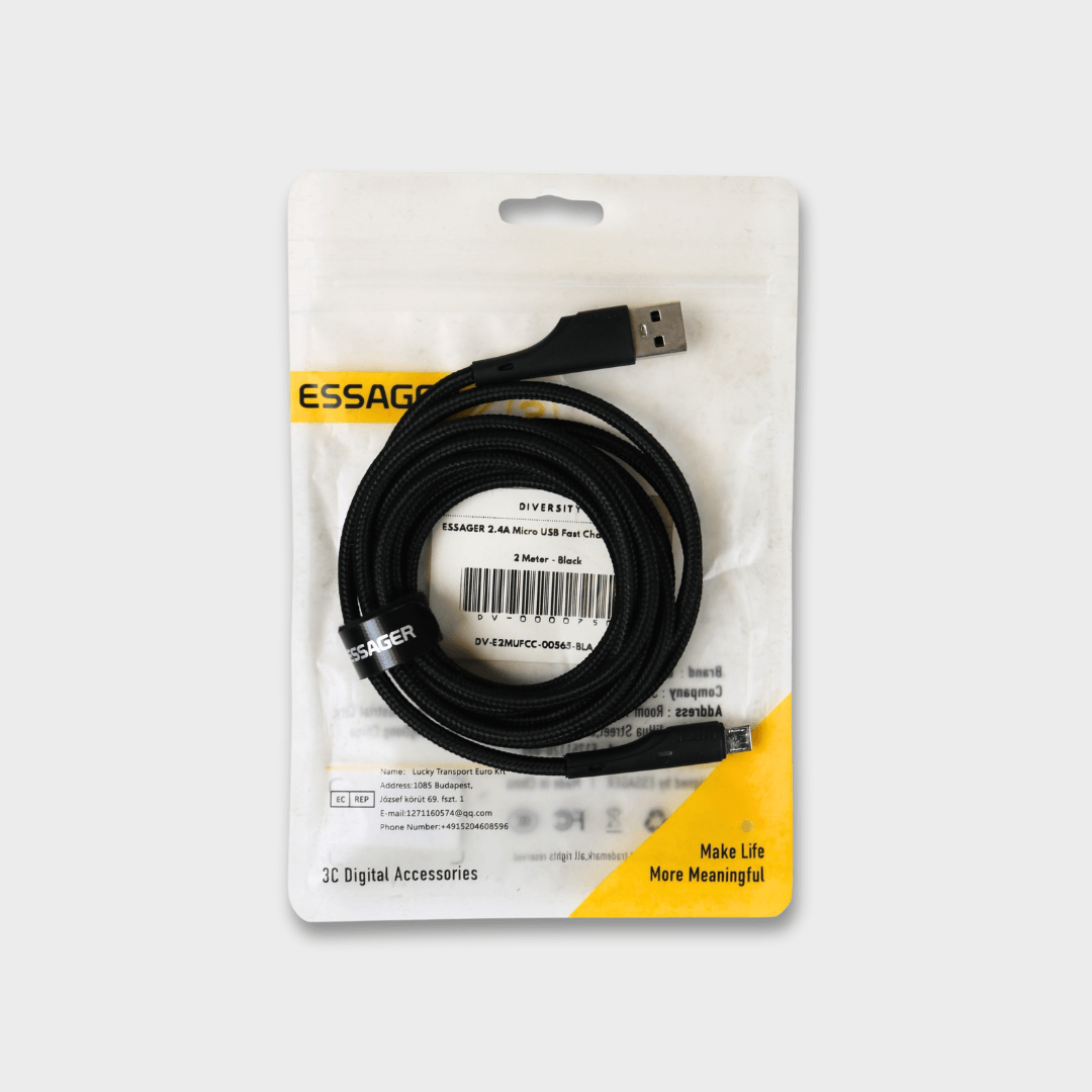 ESSAGER 2.4A Micro USB Fast Charging Cable