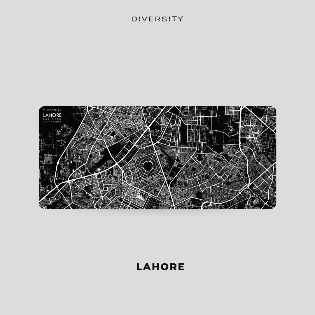 Printed Leather Desk Mat - Lahore