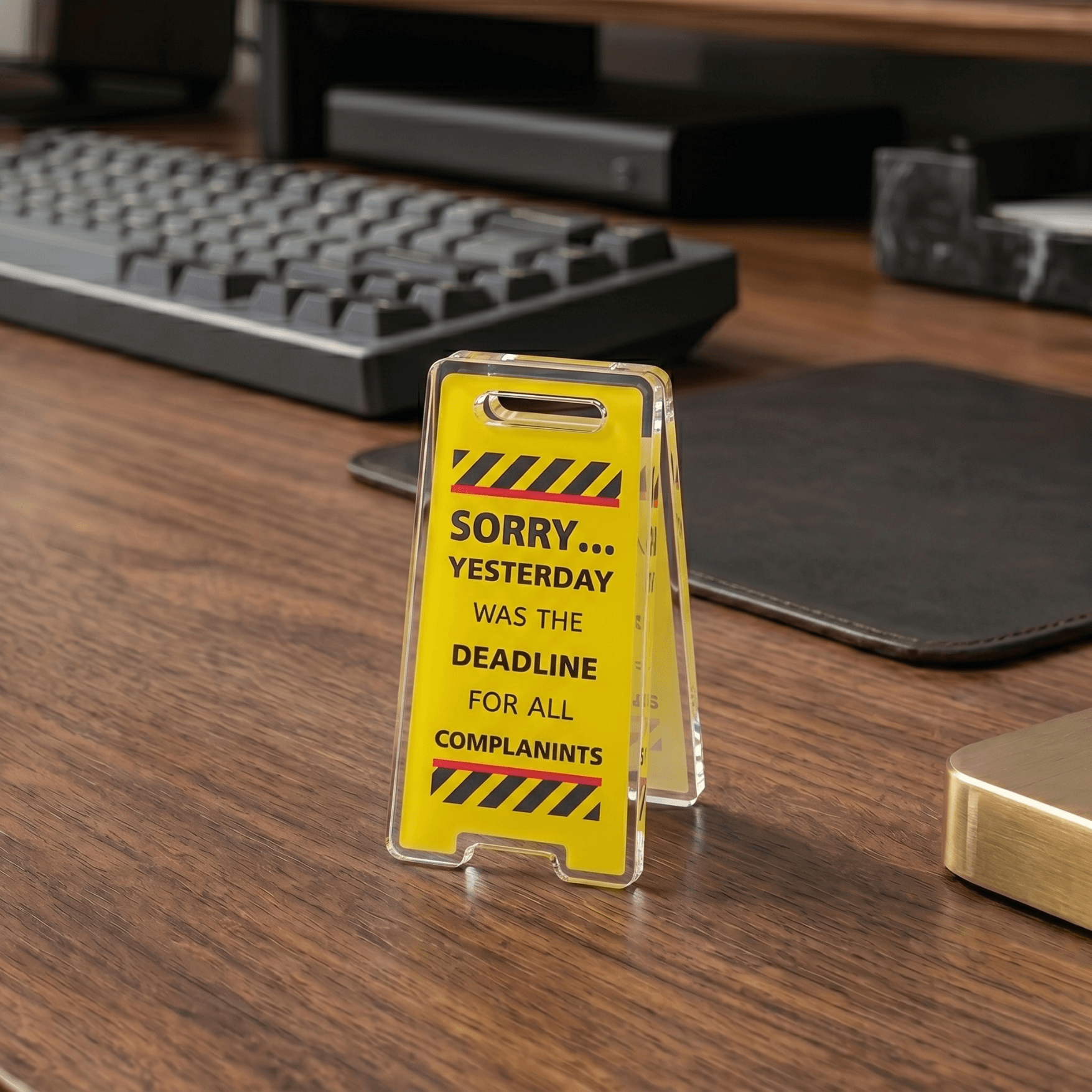 Funny Acrylic Desktop Signs