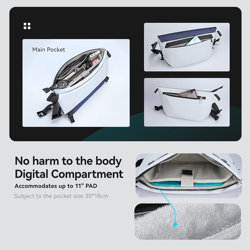 MARK RYDEN - Mailman Sling Bag - Black