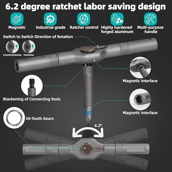 24-in-1 Ratchet Screwdriver Set