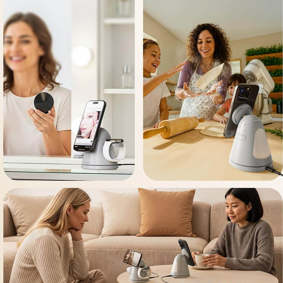 ZEEHOO LuminoCore 4-in-1 Wireless Charging Station