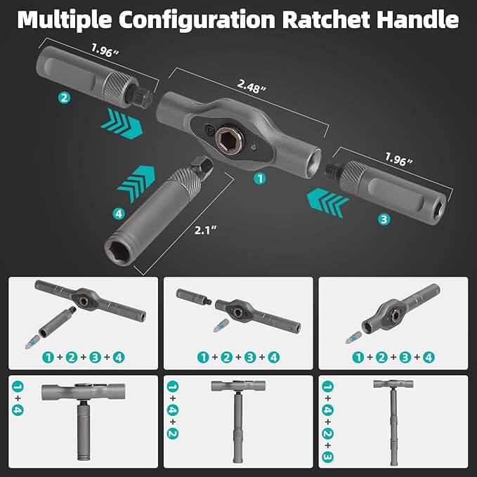 24-in-1 Ratchet Screwdriver Set