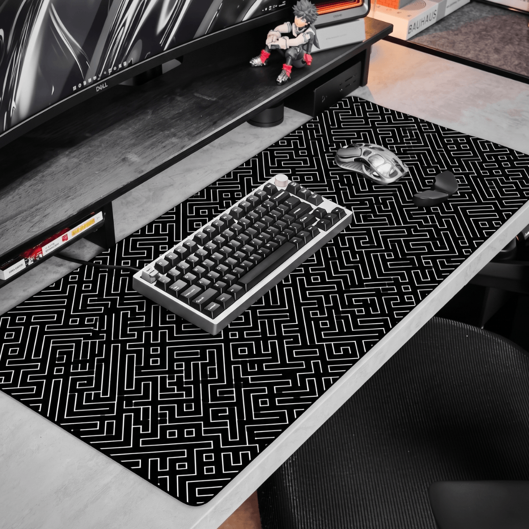 Printed Leather Desk Mat - Puzzle