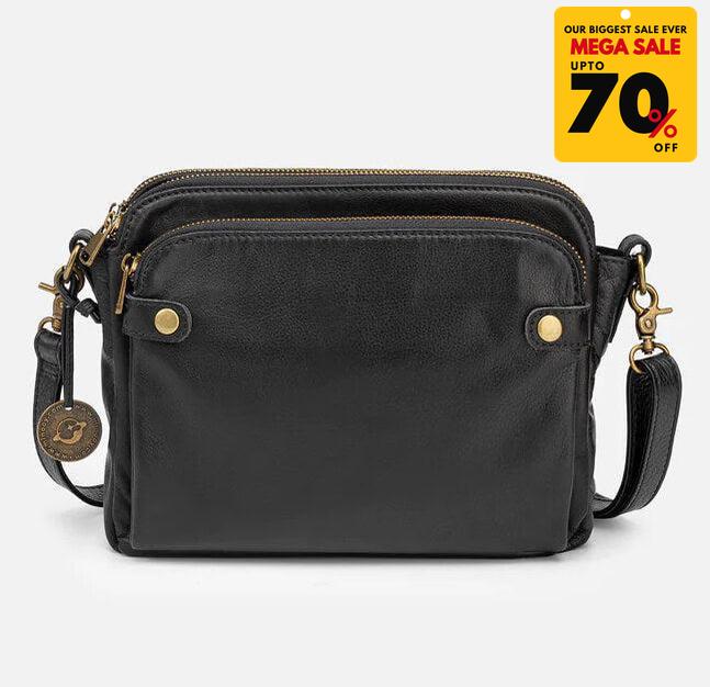 Vintage 3 Layer Leather Bag-DIVERSITY
