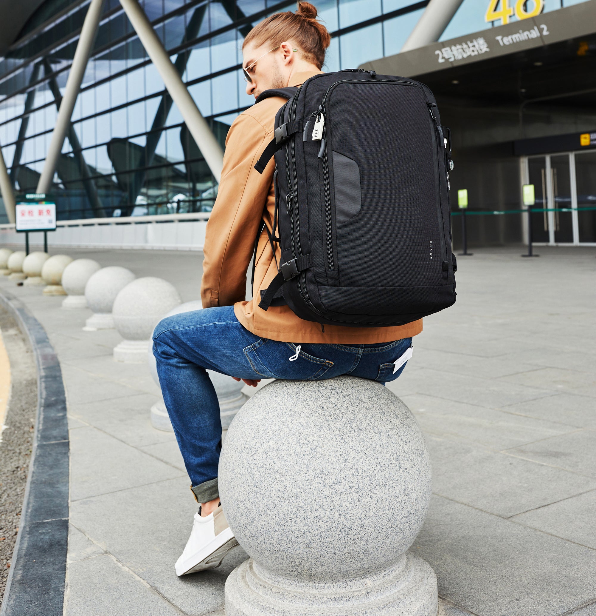 BANGE Quicksilver Laptop Backpack - Black