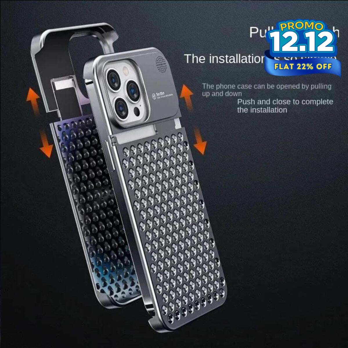 ALPHA Hybrid Metal Mesh iPhone Case-DIVERSITY