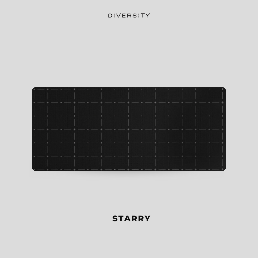Printed Leather Desk Mat - Starry