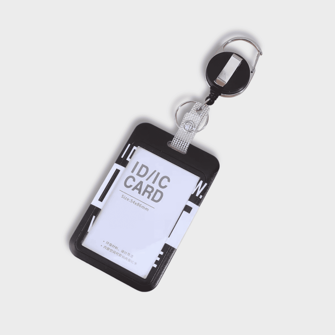 Novelty Retractable ID Card Badge Holder