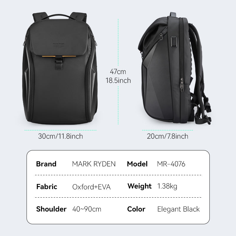 MARK RYDEN - FileMaster Backpack - Black