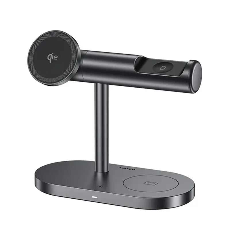 MAXCO 3 in 1 Wireless Charging Station With Night Light - MW16