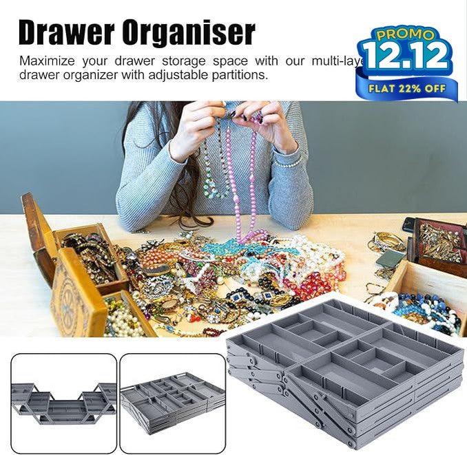 Expandable Drawer Organizer Trays-DIVERSITY