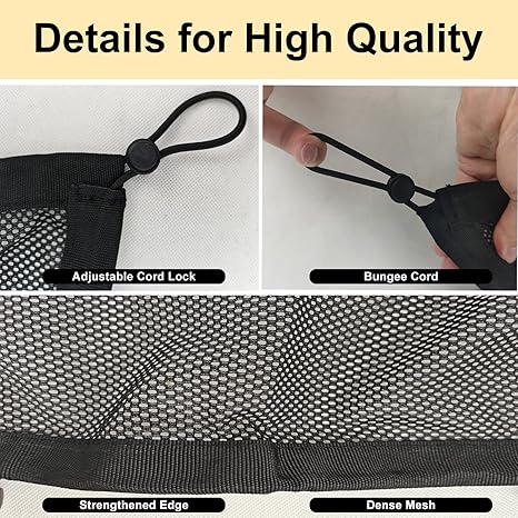 Under-Desk Mesh Cable Management Net