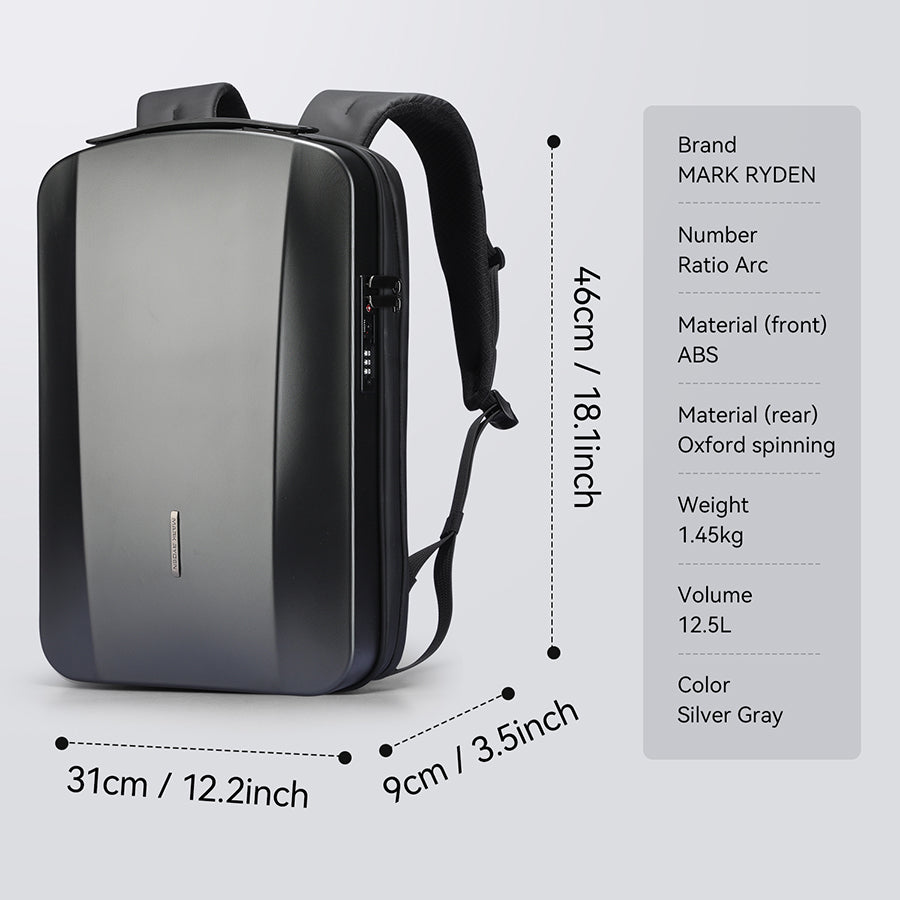 MARK RYDEN -  Ratio Arc Pro Backpack - Space Grey