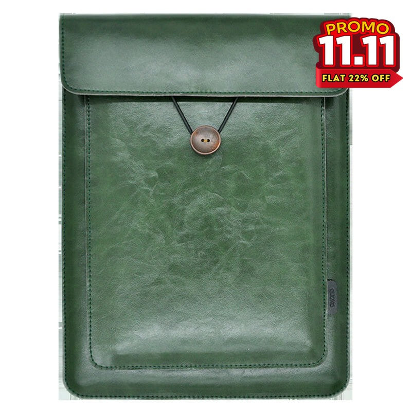 Modern Faux Leather Laptop Sleeve-DIVERSITY