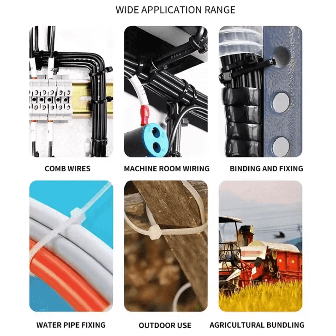 Self-Locking Nylon Zip Ties Cable