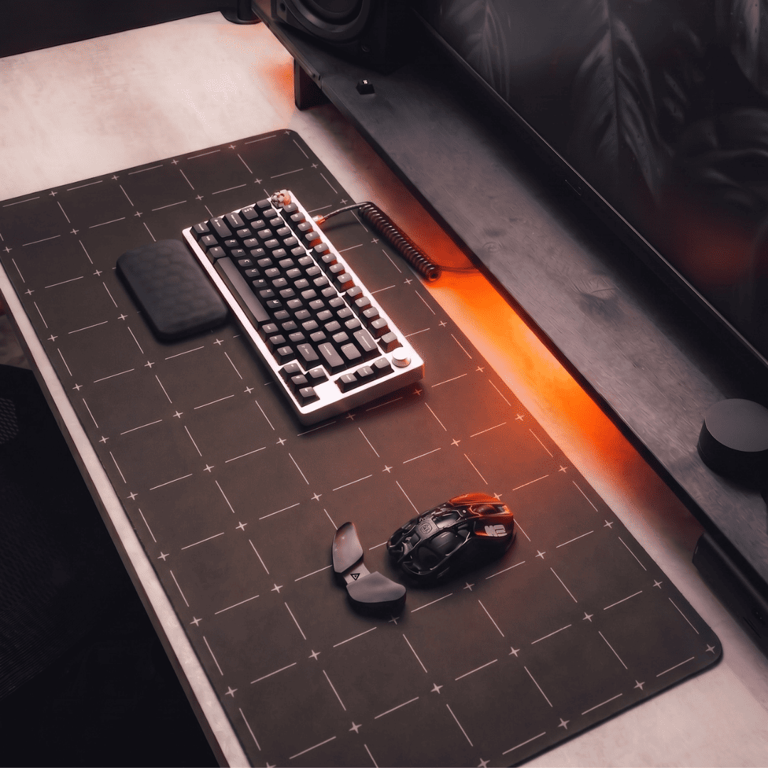 Printed Leather Desk Mat - Starry
