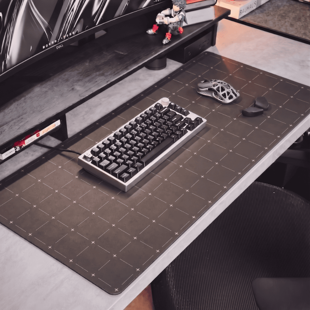 Printed Leather Desk Mat - Starry