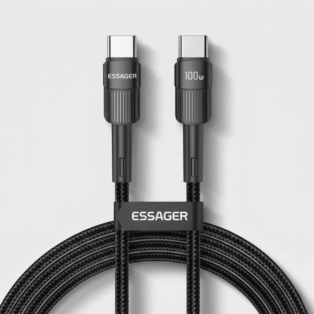ESSAGER 100W TYPE-C to TYPE-C Fast Charging Cable