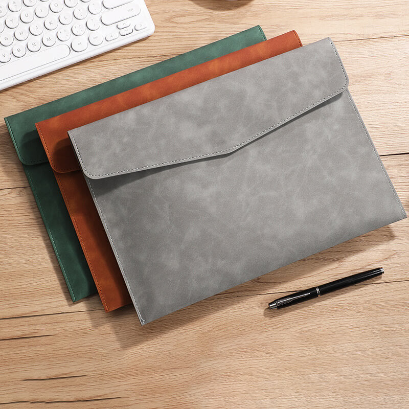 Faux Leather A4 Document File Case