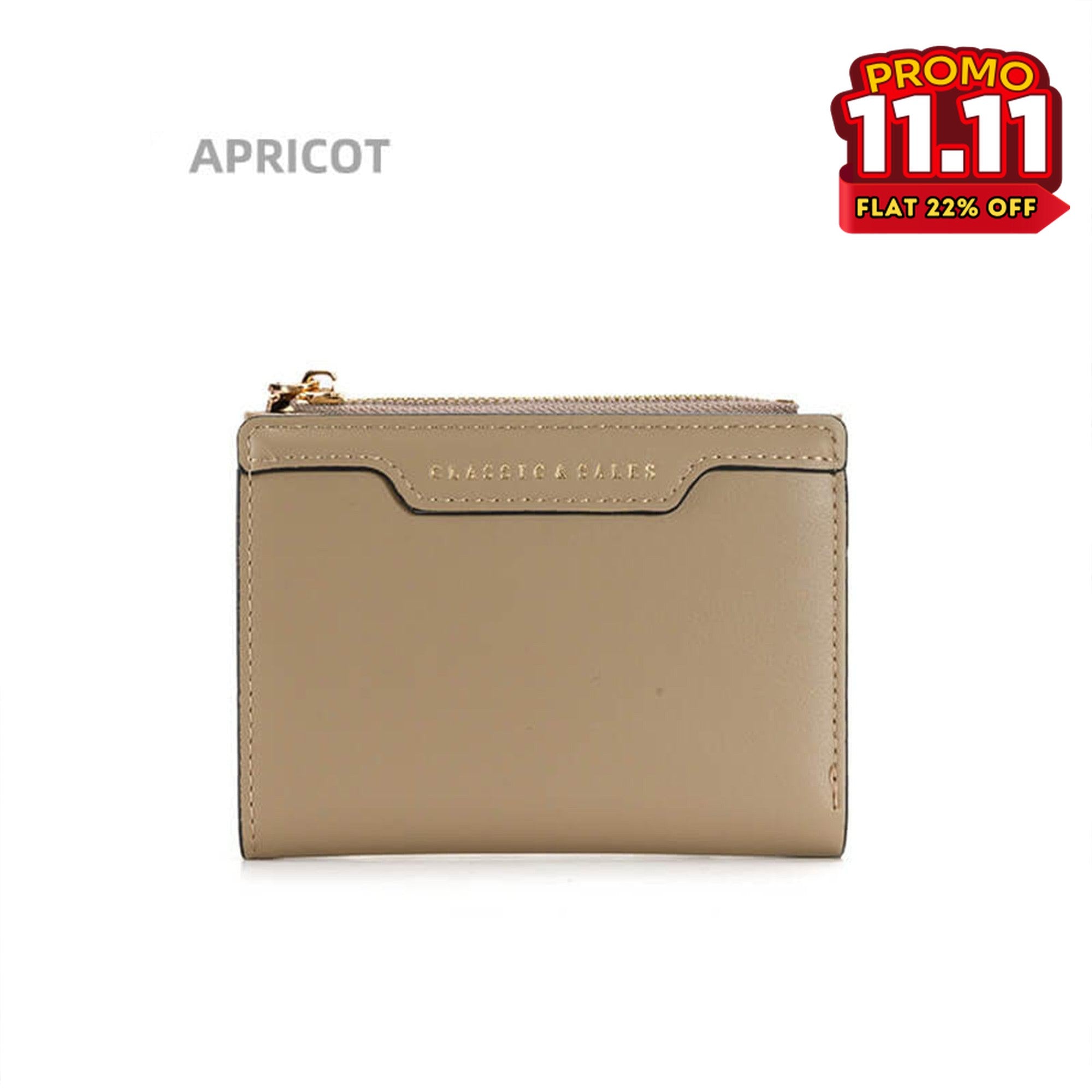 Women's Leather Compact Wallet-DIVERSITY