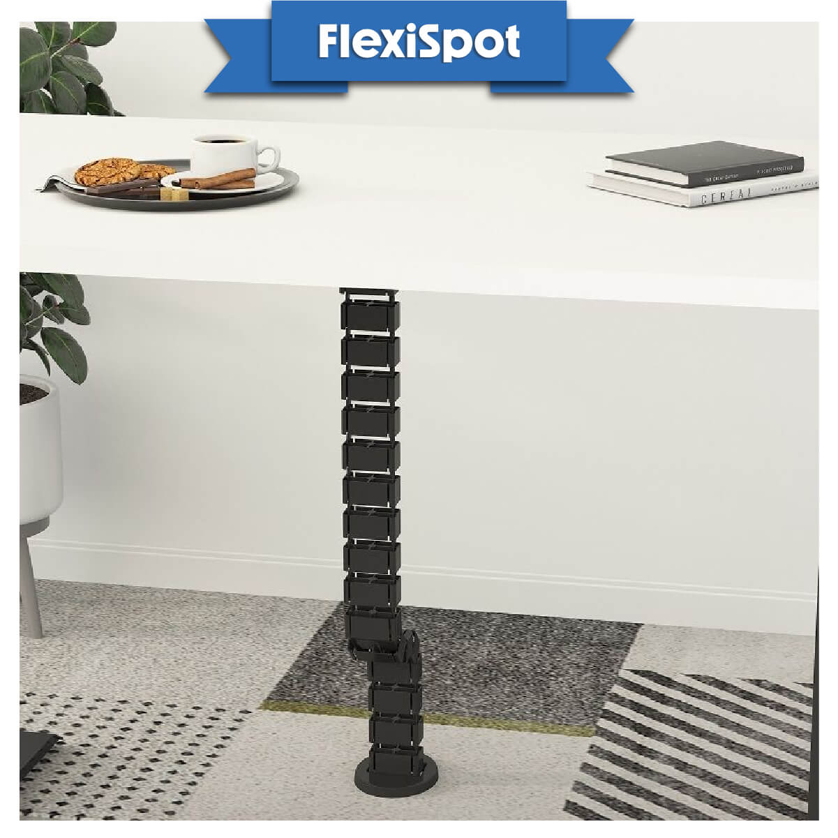 Flexispot Cable Management Spine - Black