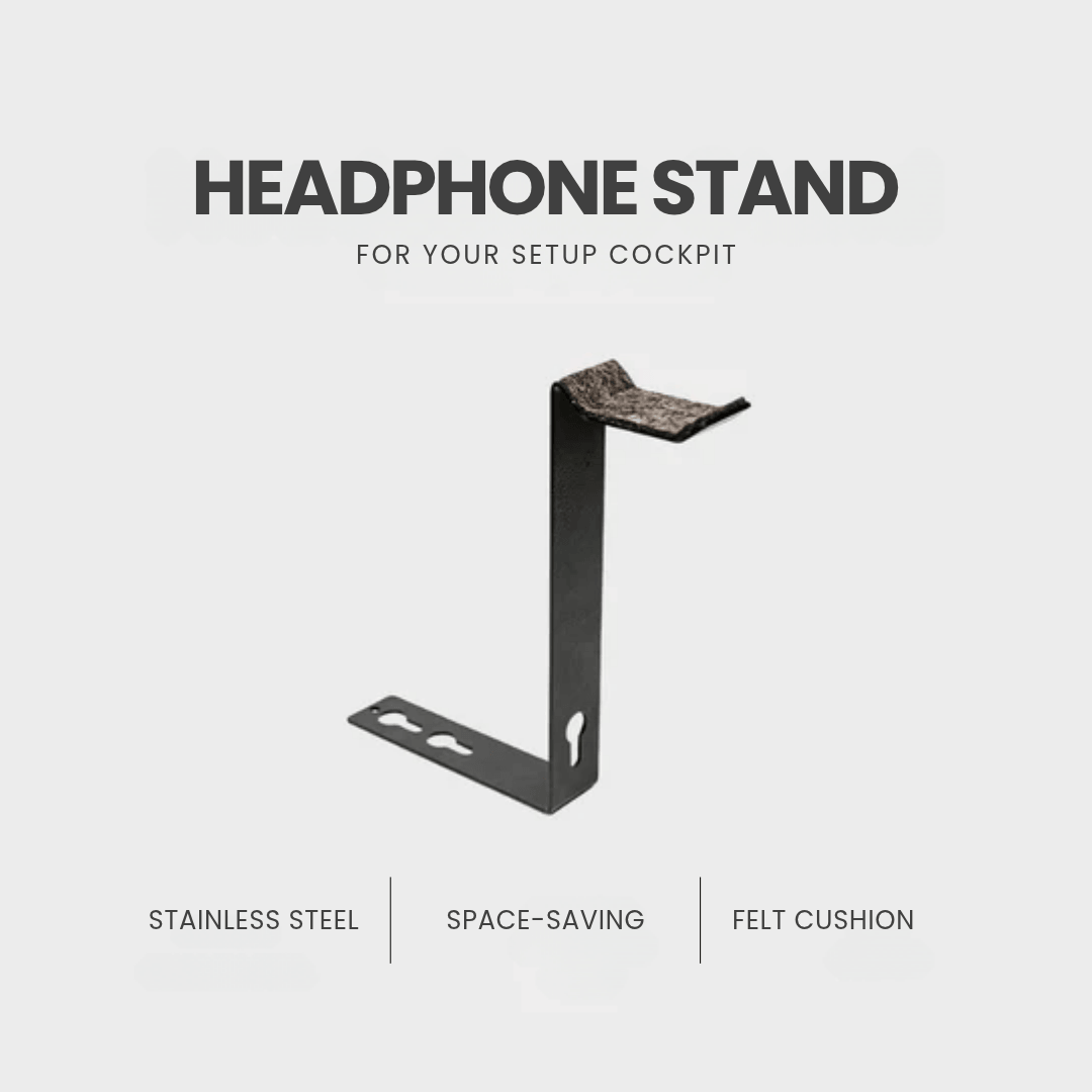 Headphone Stand For Setup Cockpit