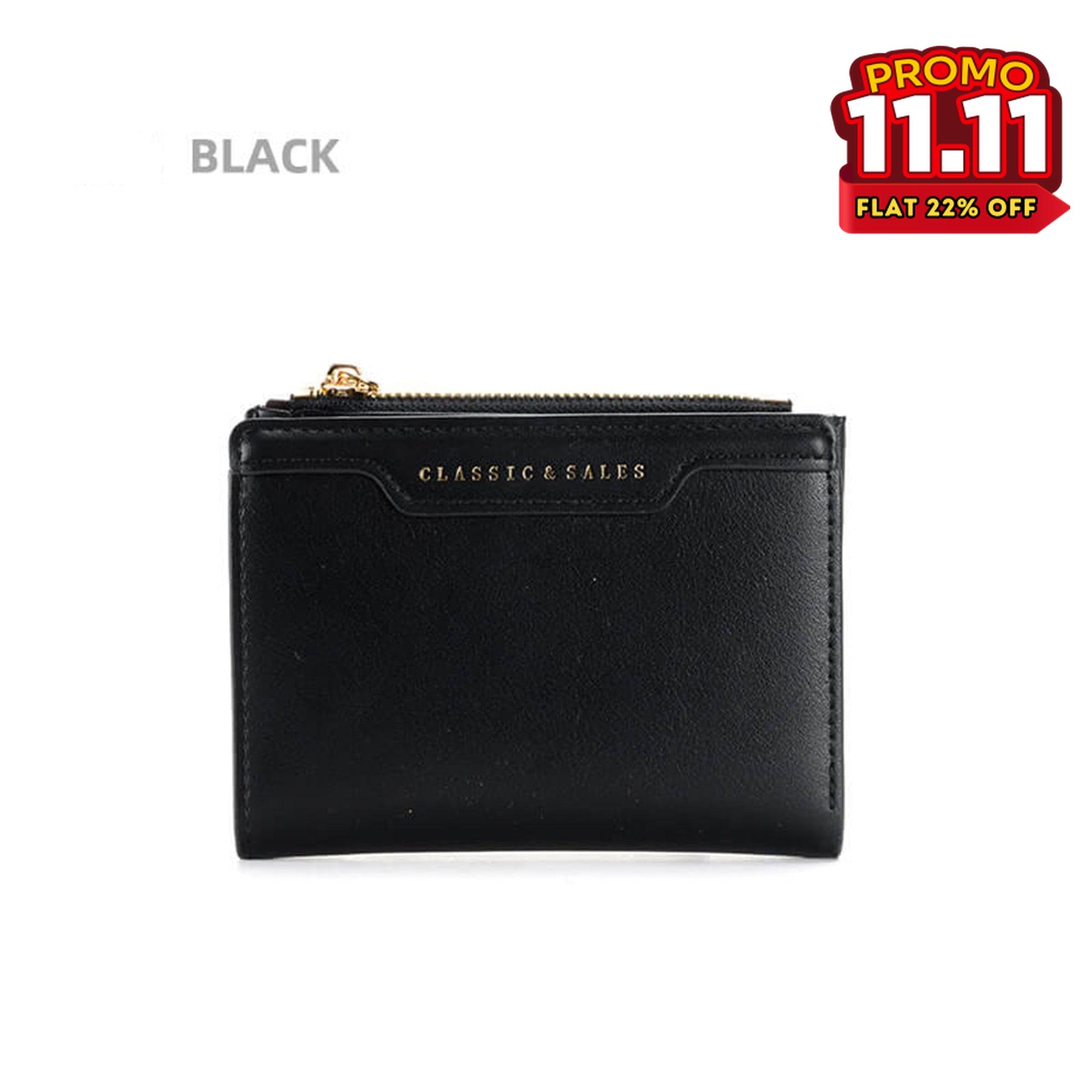 Women's Leather Compact Wallet-DIVERSITY