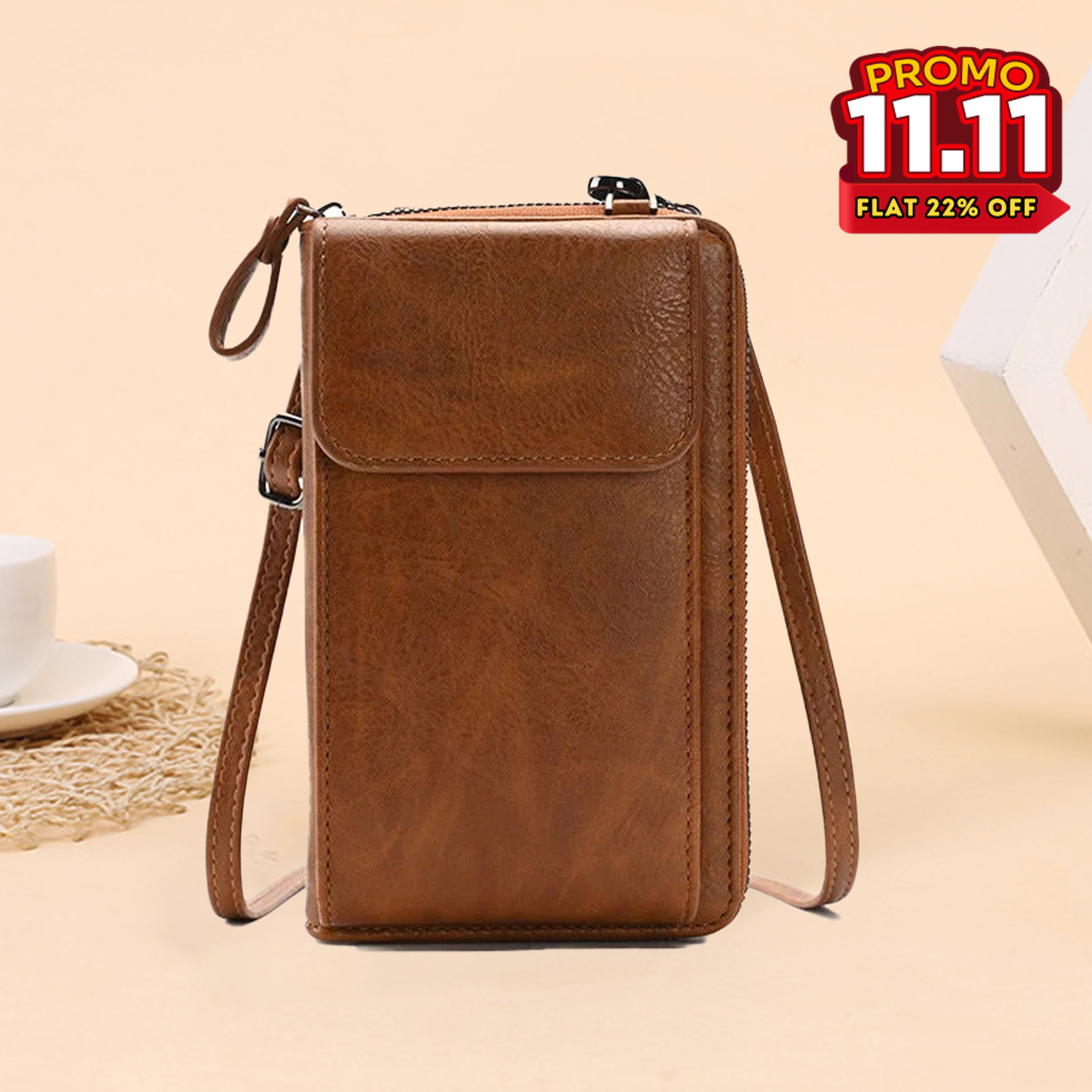 Multi-Purpose Crossbody Leather Bag-DIVERSITY