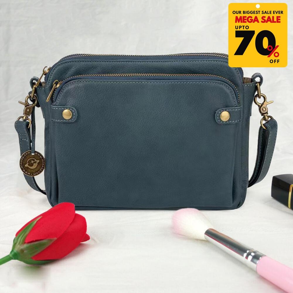 Vintage 3 Layer Leather Bag-DIVERSITY