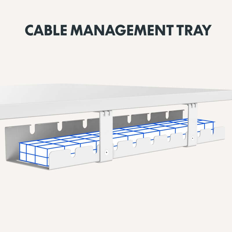Flexispot Cable Management Tray - White