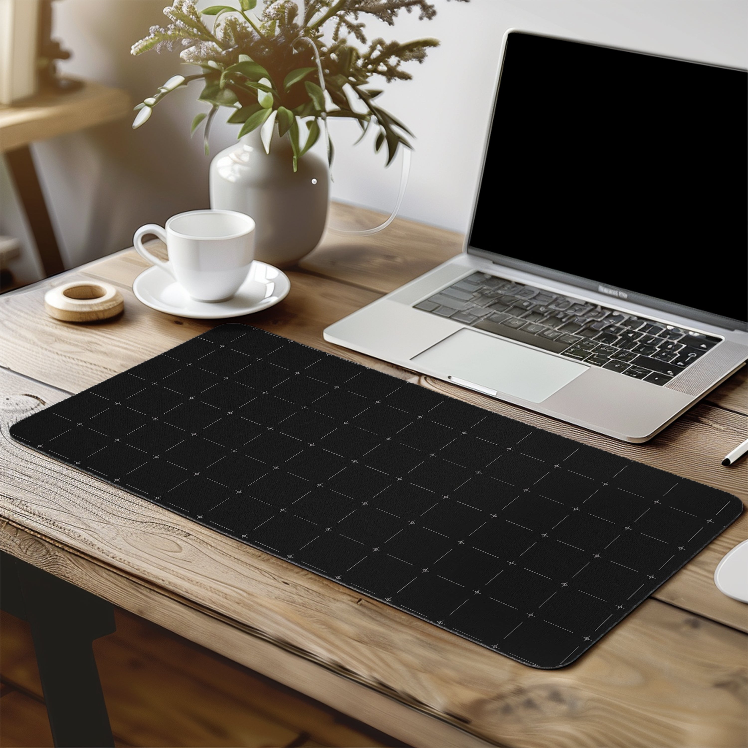 Printed Leather Desk Mat - Starry