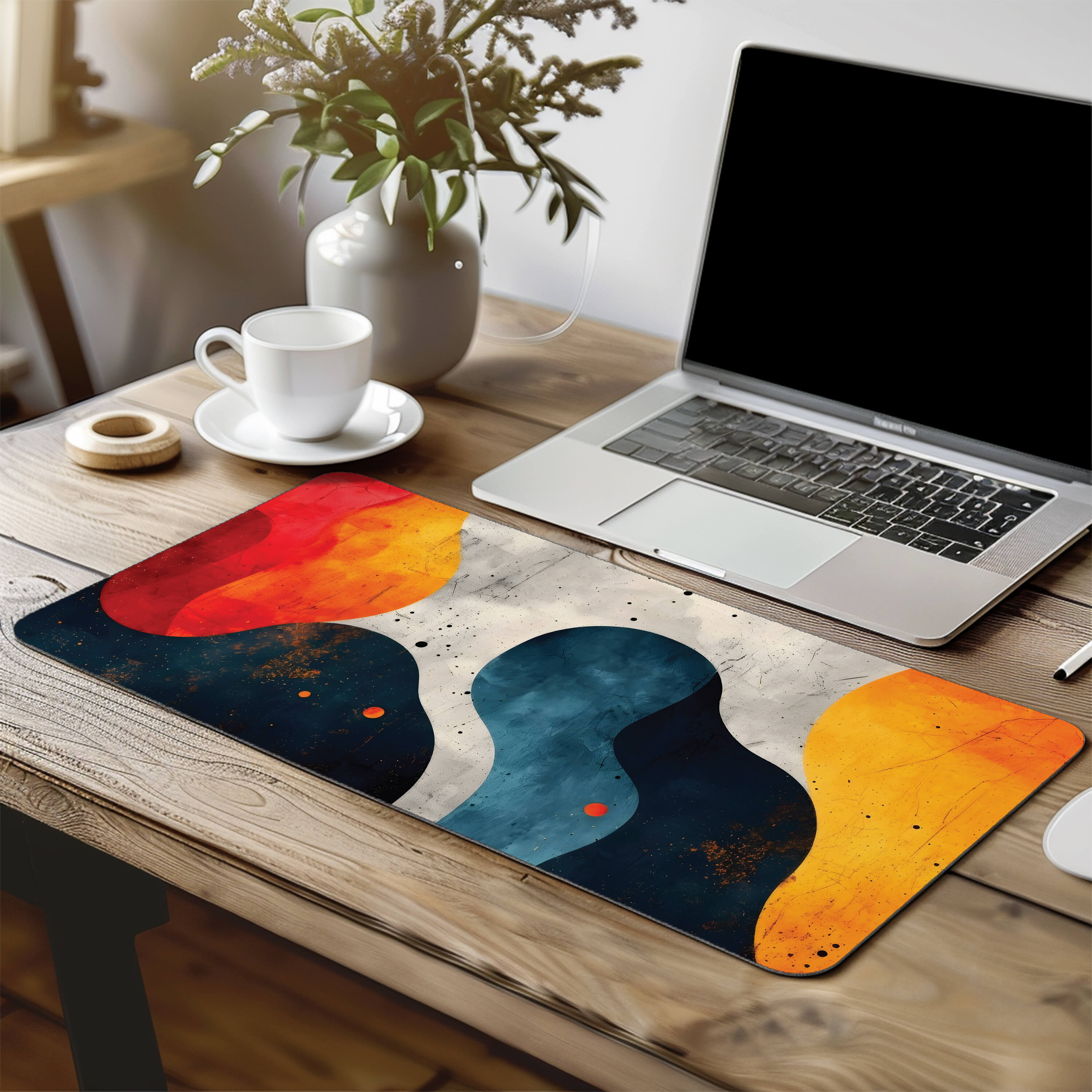 Printed Desk Mat - Vibrant Colors