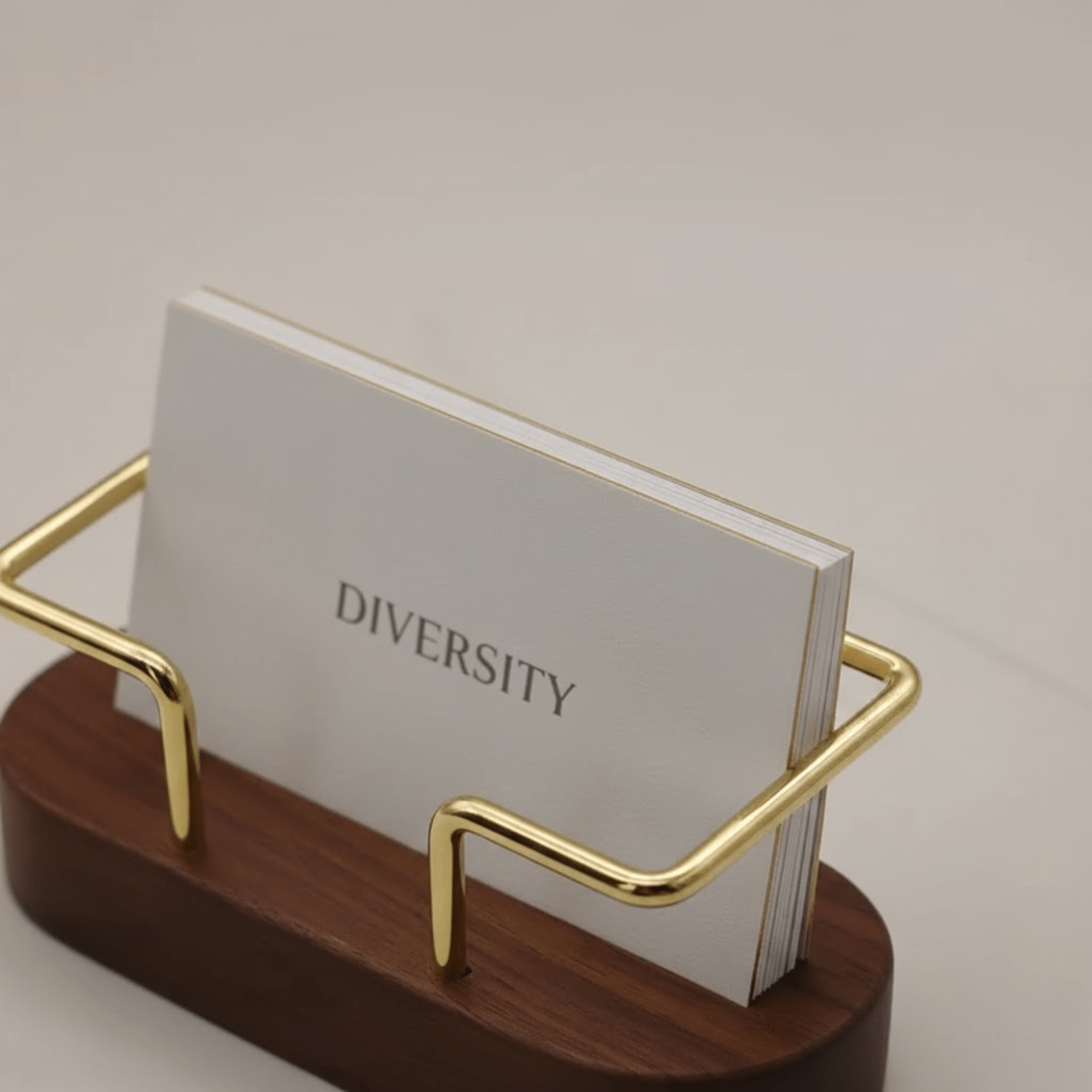 Wooden Business Card Holder