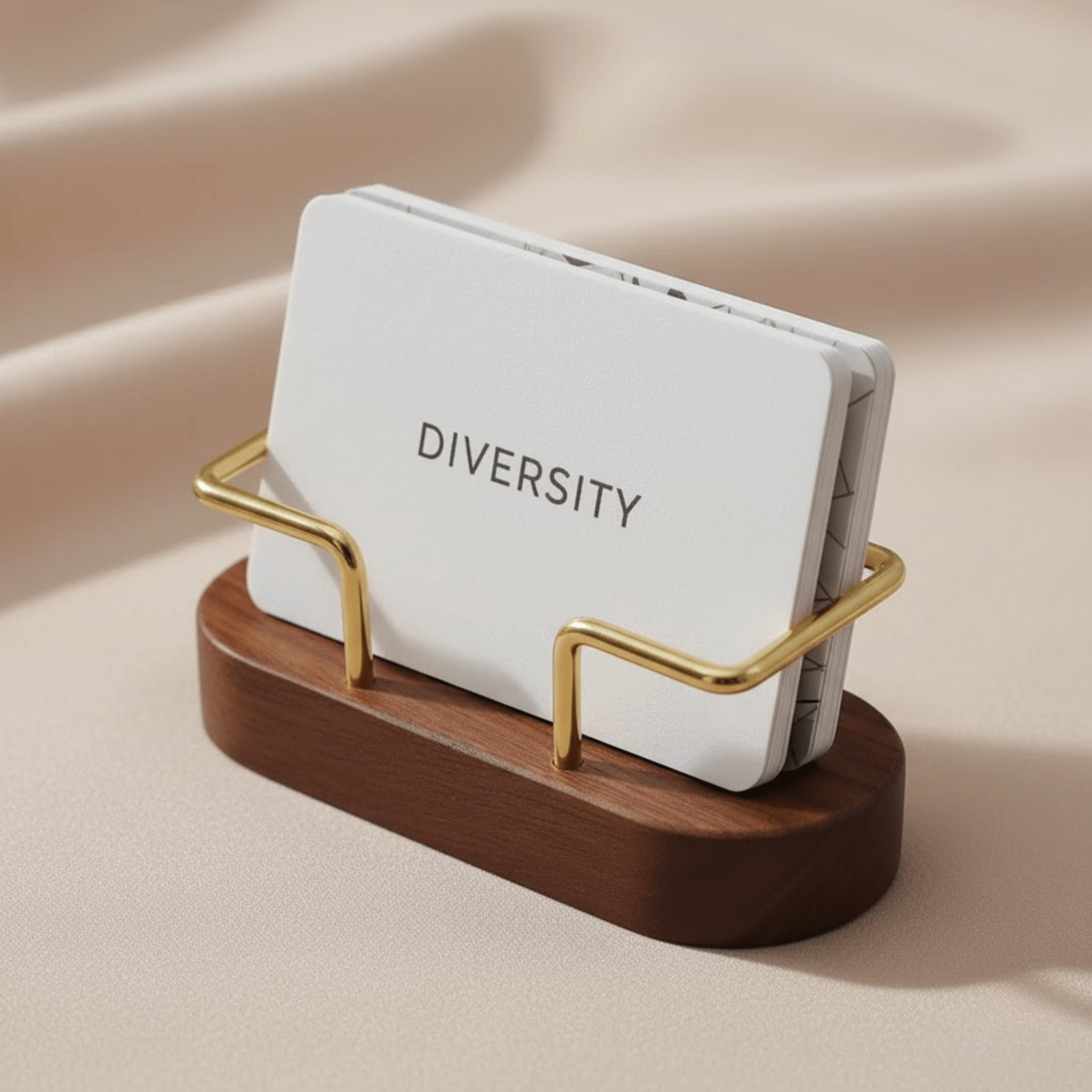 Wooden Business Card Holder