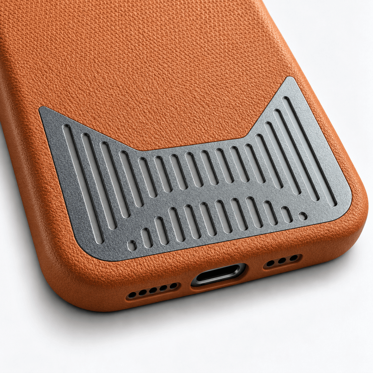 Minor Fault LeatherBolt Armor iPhone Case - Brown