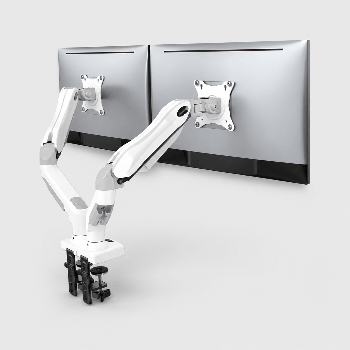 HUANUO Dual Monitor Arms Stand for 13 to 32 Inch Screens