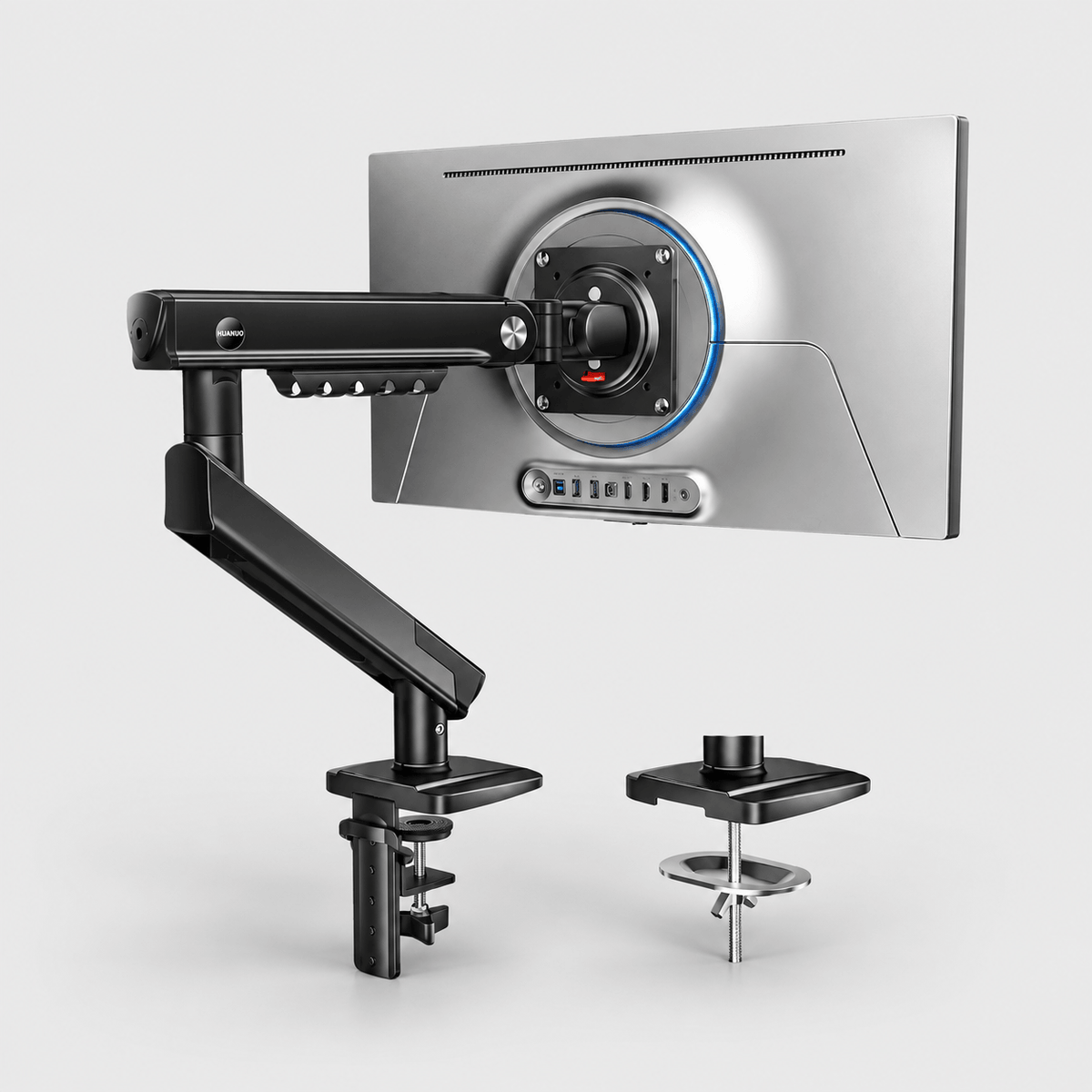 HUANUO FlowLift Single Monitor Arm for 13 to 32 Inch Screens