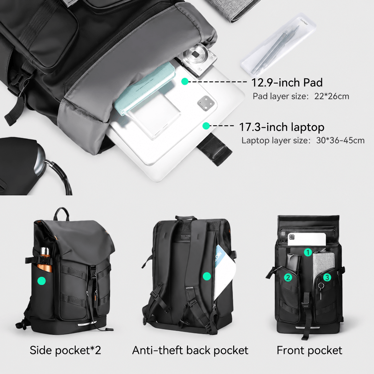 MARK RYDEN - CapaFlex Expandable Everyday Backpack