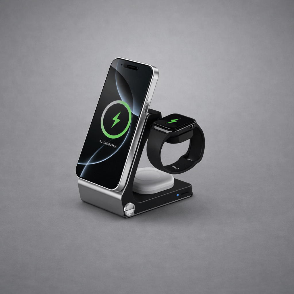 3-in-1 Foldable Magnetic 25W Wireless Charger