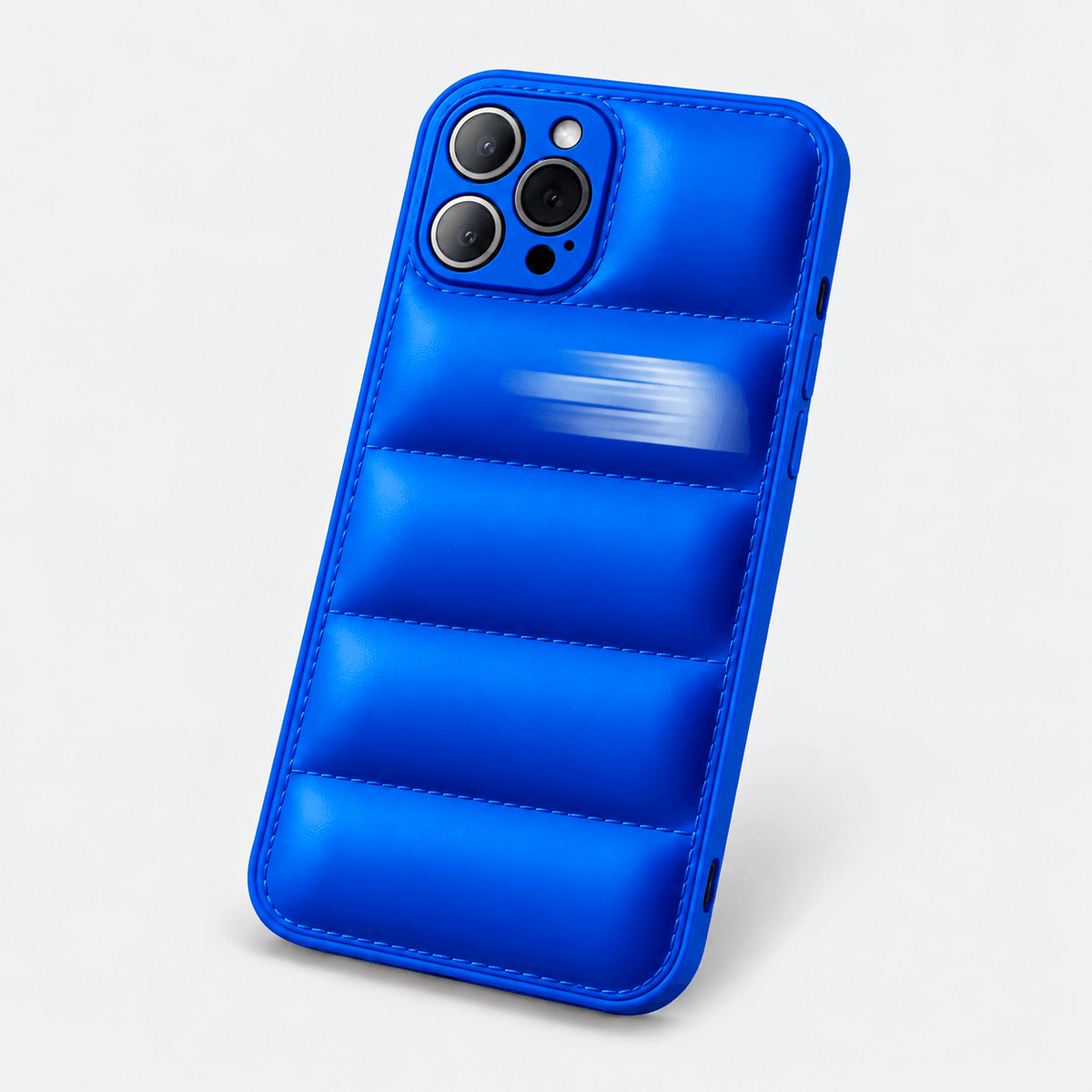 Puffer iPhone Cover - Blue