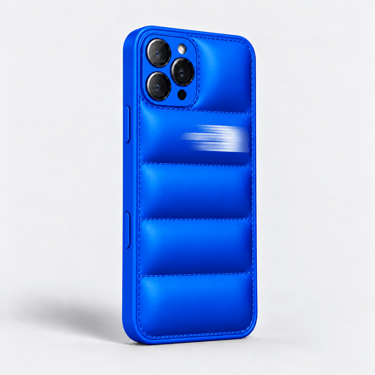 Puffer iPhone Cover - Blue